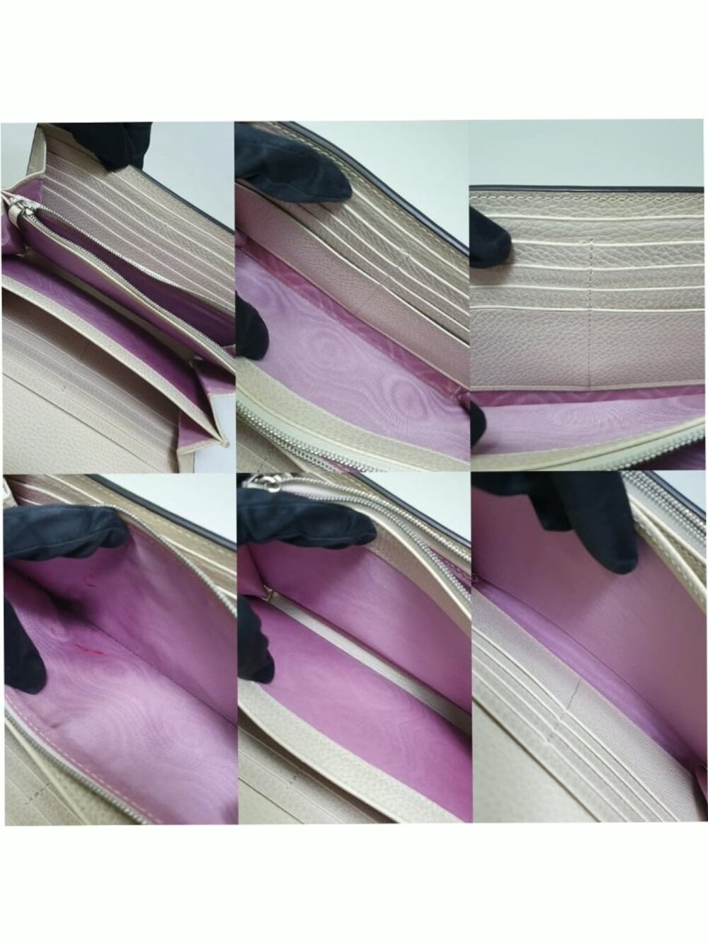 Authentic Gucci Dionysus Chain Wallet White Leather Shoulder Bag - Picture 9 of 11